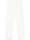 Max Mara Okra Trousers In White