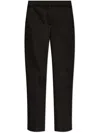 Max Mara Tailored Black Trousers With Smooth Finish In Black
