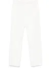Max Mara Okra Trousers In White