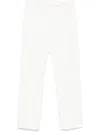 Max Mara Okra Trousers In White