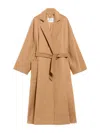 Max Mara Wool Cashmere Long-sleeved Coat