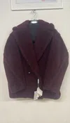 Max Mara Olga Teddy Short Coat In Brown