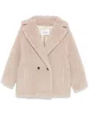 Max Mara Olga Wool Coat In Neutral