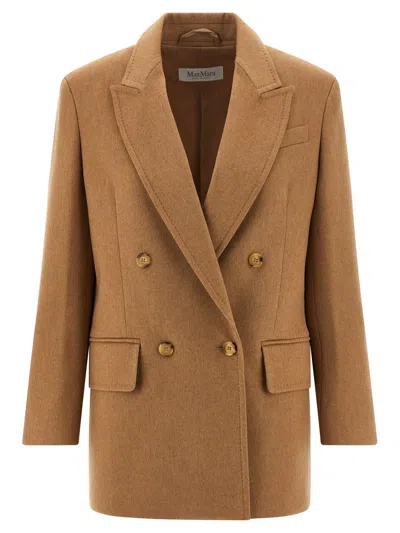 Max Mara Olimpia Blazer In Brown