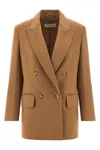 Max Mara Olimpia Double-breasted Blazer In Brown