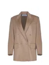 Max Mara "olimpia" Blazer In Neutral