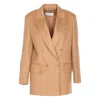 Max Mara Olimpia Double-breasted Blazer In Brown