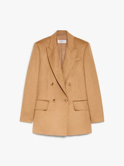 Max Mara Olimpia Jacket Camel In Brown