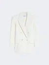 Max Mara Suez Double-breasted Blazer In White