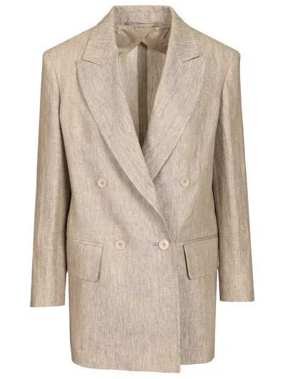 Max Mara Olimpia Jackets Beige In Neutral