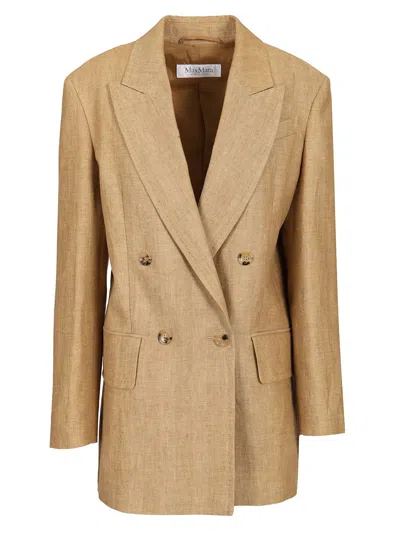 Max Mara Olimpia Jackets Brown
