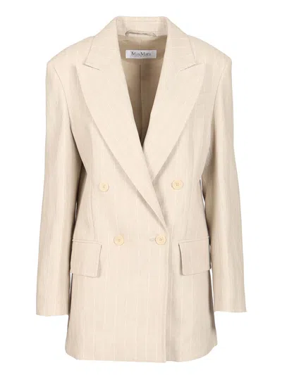 Max Mara Olimpia Jackets White