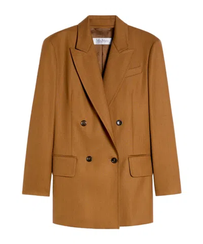 MAX MARA MAX MARA DOUBLE-BREASTED LONG-SLEEVED JACKET