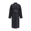 Max Mara Olio Long Coat In Black