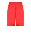 Max Mara Beachwear Oliveto Coral Bermuda Shorts In Red