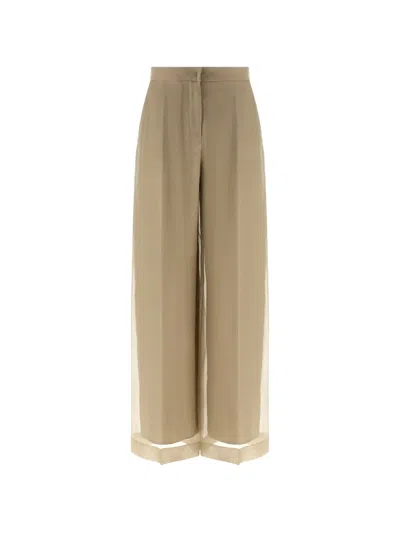 Max Mara Olivi Trousers In Brown