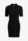Max Mara Tailored Silhouette Short Sleeves Textured Fabric In Black