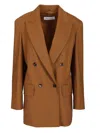 Max Mara Olympia Jackets Brown In Brown