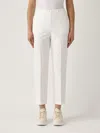 Max Mara Ombra Trousers In Bianco