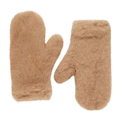 Max Mara Ombrato Gloves In White