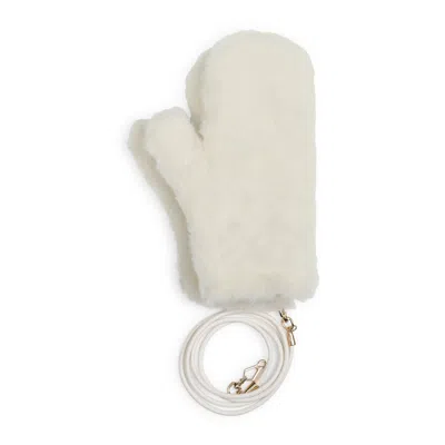 Max Mara Ombrato Moffola Teddy Muff Women In Neutral