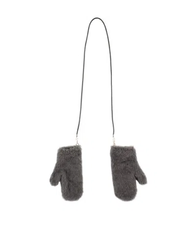 Max Mara Ombrato3 Teddy Bear Gloves