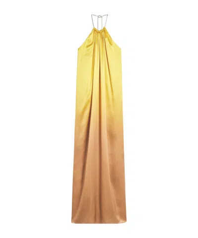 MAX MARA MAX MARA PIANOFORTE DERUTA HALTERNECK SLEEVELESS DRESS