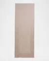 Max Mara Ombre Wool Scarf In Camel