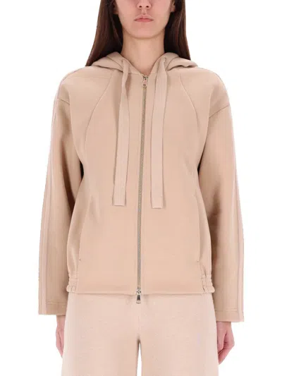 Max Mara "omelia" Sweatshirt In Neutral