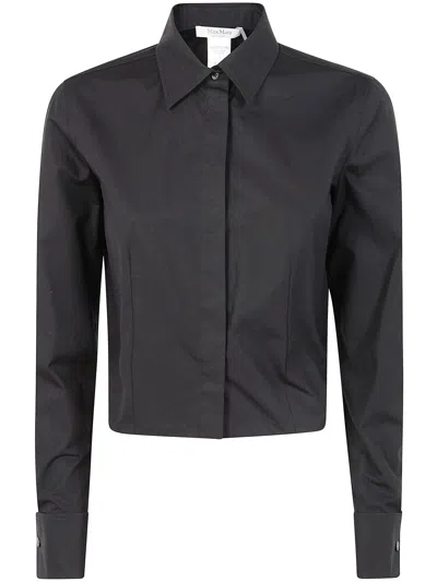 Max Mara Onagro Classic Shirt In Black