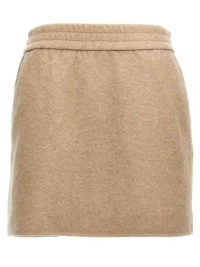 Max Mara Onagro Skirt In Beige