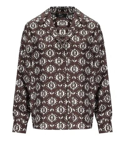 Max Mara Oncia Brown Shirt