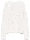 Max Mara Onde Sweater In White