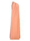 Max Mara One-shoulder Draped Gown
