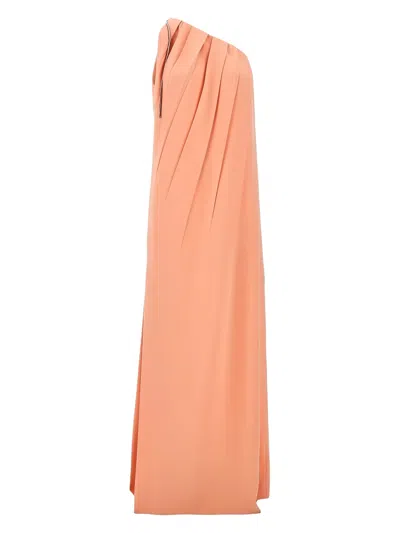 Max Mara One-shoulder Draped Gown