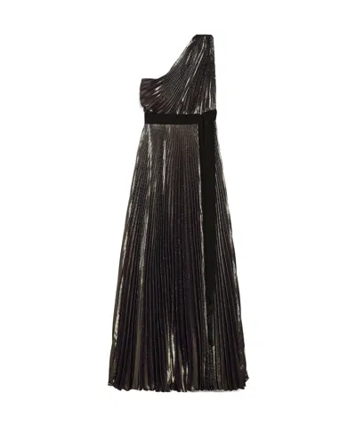 MAX MARA MAX MARA ONE-SHOULDER PLEATED DRESS