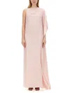 Max Mara Pendant Design Dress In Pink