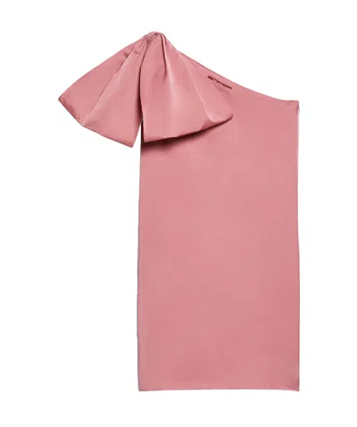 Max Mara One-shoulder Radzmir Dress In Pink