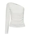 Max Mara Spluga One-shoulder Top In White