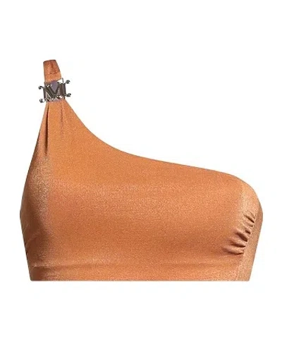 Max Mara One-shoulder Bikini In Orange