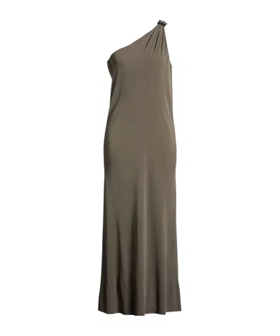 Max Mara One-shoulder Dresses In Green