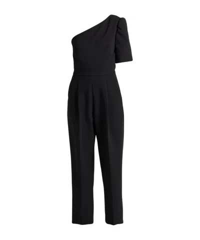 Max Mara One-shoulder Jumpsuit In Black