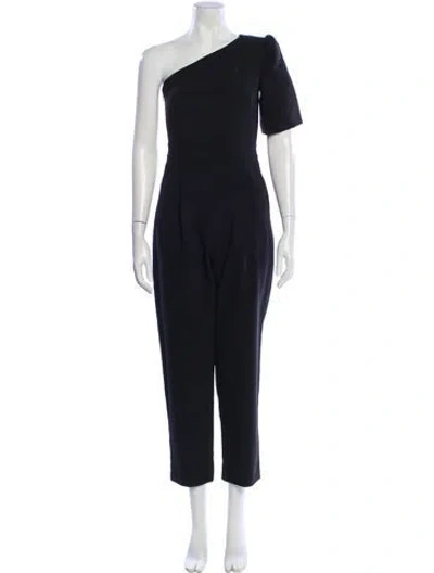 Pre-owned Max Mara One-shoulder Jumpsuit W/ Tags In Blue