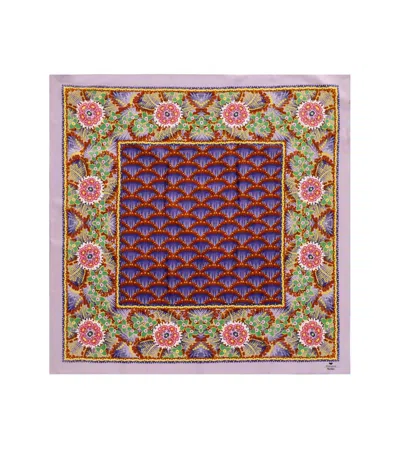 Max Mara Onesta Lilac Foulard Scarf In Purple