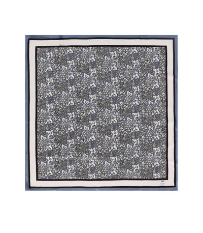 Max Mara Onesto Light Blue Foulard Scarf