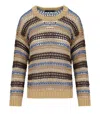 Max Mara Weekend Onirica Beige Pullover In Multi