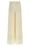 Max Mara Elastic Waistband Lightweight Wide Leg Trousers