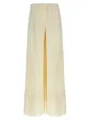 Max Mara Elastic Waistband Lightweight Wide Leg Trousers
