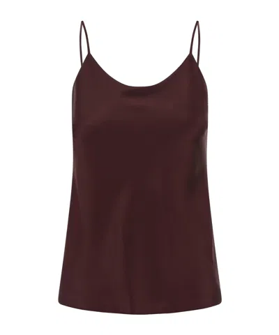 MAX MARA SILK-SATIN TOP