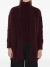 Max Mara Open-front Cardigan In Red